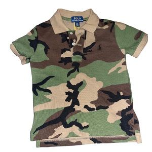 Ralph Lauren Camo Polo Top